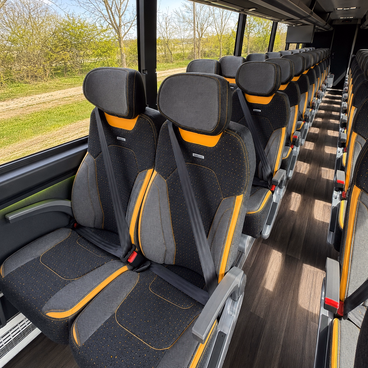 how the type of bus changes the price in harrisburg pennsylvania
