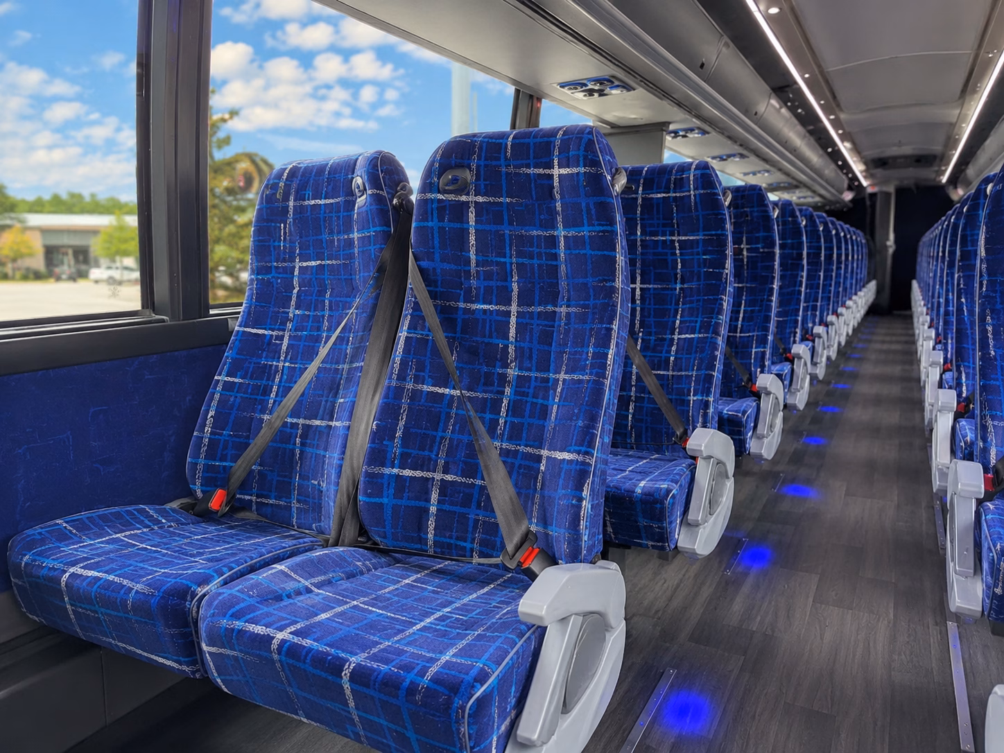lancaster charter bus rental interior