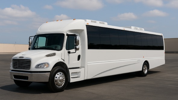 Exterior of Charter Bus Company York's 15 Passenger Minibus in York