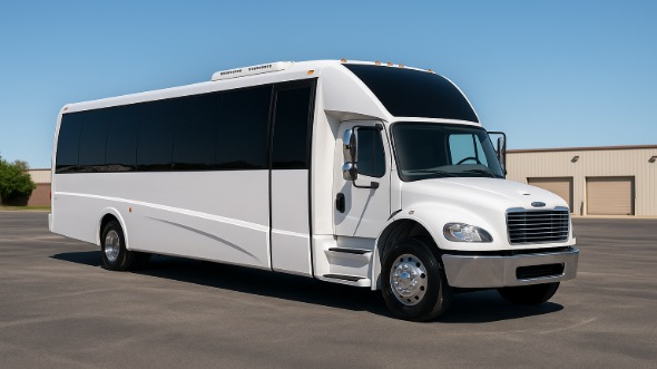 Exterior of Charter Bus Company Washington's 18 Passenger Minibus in Washington