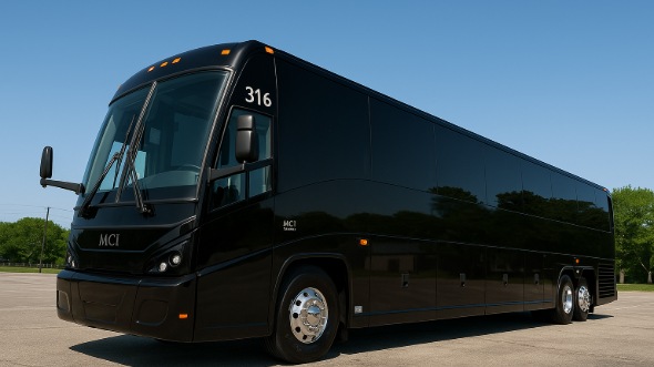 Exterior of Charter Bus Company Washington's 54 Passenger Charter Bus in Washington