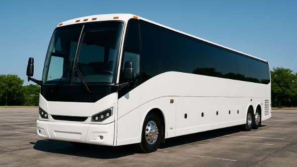 Exterior of Charter Bus Company Lancaster's 56 Passenger Charter Bus in Lancaster
