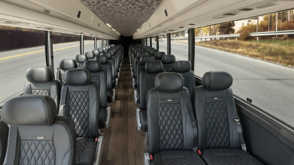 harrisburg 20 passenger minibus inside