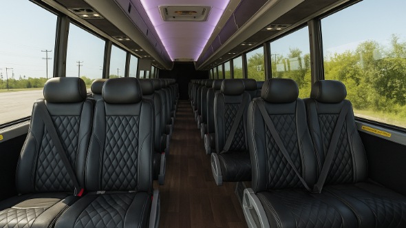 harrisburg 25 passenger minibus inside