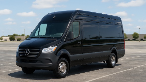 Exterior of Charter Bus Company Reading's Sprinter Limo in Reading